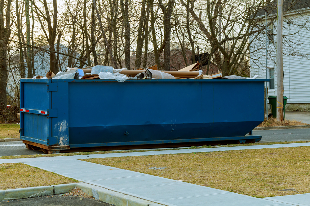 Garbage in Dumpster